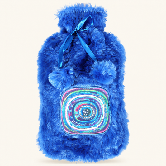 Wärmflasche mit Plüschbezug — Studioansicht